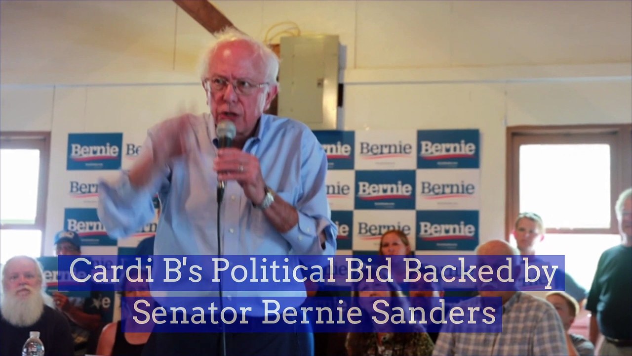 Cardi B's Political Bid Backed by Senator Bernie Sanders