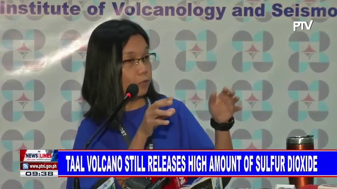 Taal Volcano still releases high amount of sulfur dioxide
