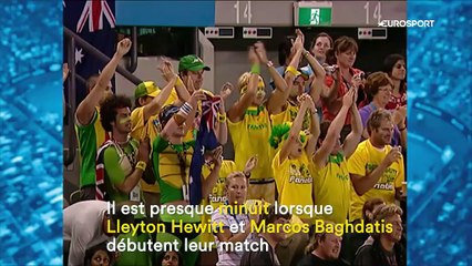 Et à 4h33, Hewitt a enfin pu lever les bras