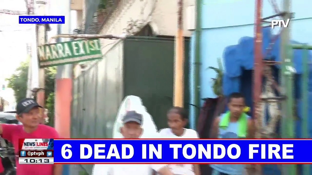 6 dead in Tondo fire