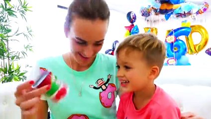 Vlad and Nikita play with Toy Cars - Collection video for kids