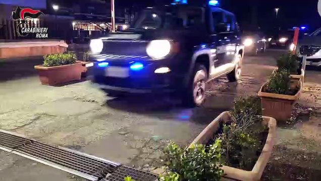 Roma - Droga e armi, sgominata banda di narcos, 16 arresti (14.01.20)