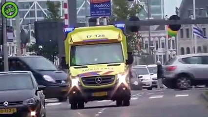 Ce conducteur d'ambulance conduit façon pilote de rallye