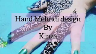 Latest hand Mehndi design by Cooking with Family