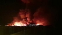 Kavajë, zjarr në fabrikën në administrim të babait të kryetarit të bashkisë