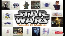 Starwars 25 pack papercrafts