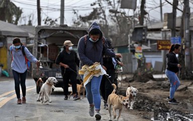 Officials Say the Philippines' Volcanic Activity Is 'weaker' but Danger Still Remains