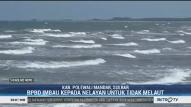 BPBD Polewali Mandar Imbau Nelayan Tak Melaut