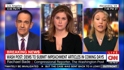 Panel discuss on Wash Post: Dems to submit impeachment articles in coming days. @rachaelmbade #Breaking #DonaldTrump #ErinBurnett @ErinBurnett