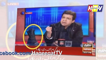 The Reason Why Faisal Vawda Brought Boot in Kashif Abbasi's Show