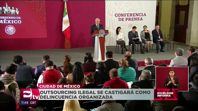 López Obrador pide a empleadores evitar outsourcing