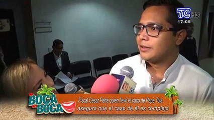 Fiscal Cesar Peña quien llevó el caso de Pepe Tola asegura que el caso de él es complejo