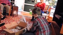 Child Cries Tears of Joy over Gaming Console for Christmas