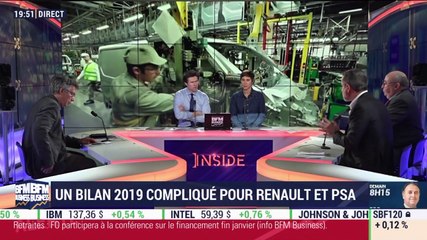 Les Insiders (2/2): Un bilan 2019 compliqué pour Renault et PSA - 16/01