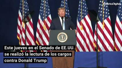 Comienza el juicio político del presidente Donald Trump