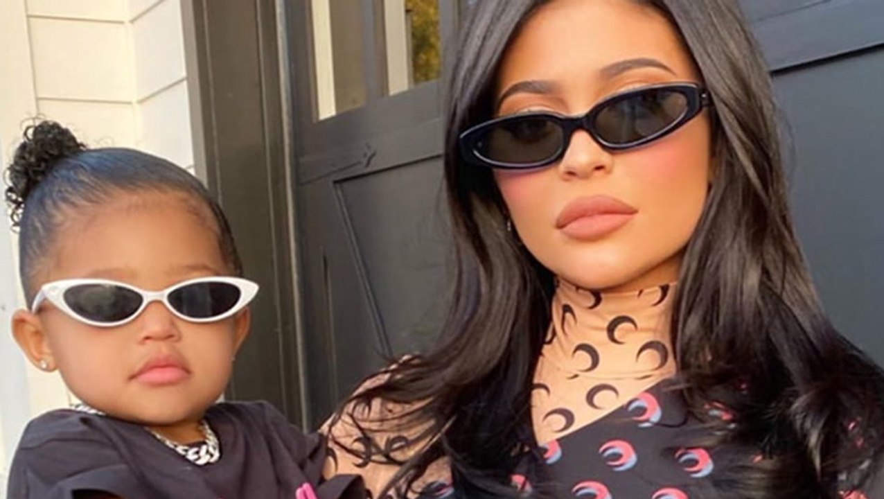 Kylie Jenner & Stormi Recreate Viral Meme In New Photo