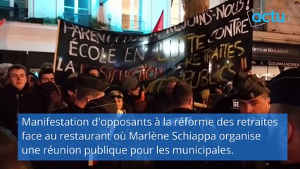 Marlène Schiappa obligée de quitter une réunion publique
