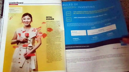 ASMR Whispered Magazine Flip with Paper Sounds