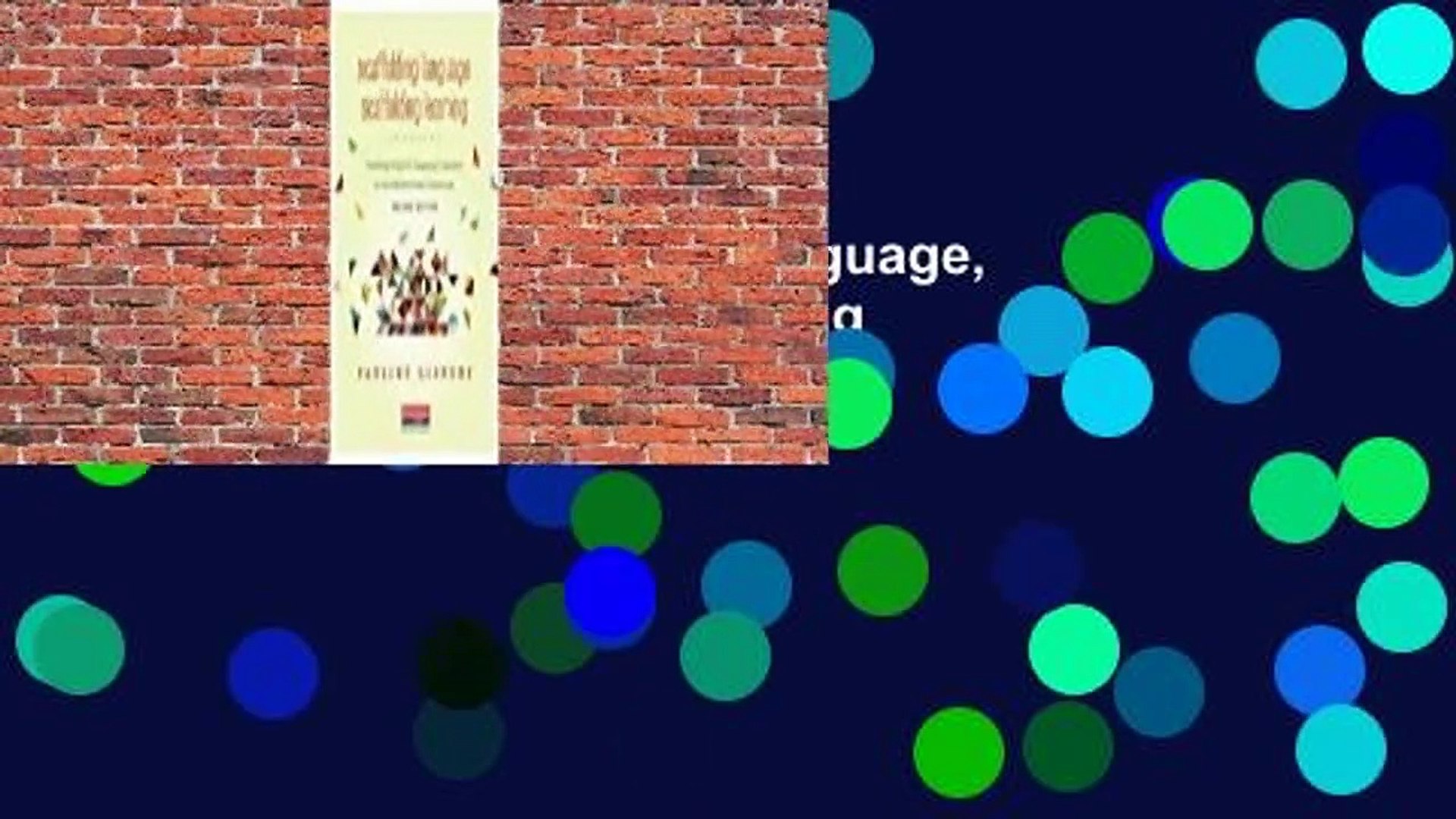 Full version  Scaffolding Language, Scaffolding Learning: Teaching English Language Learners in