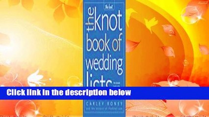 Full E-book  The Knot Book of Wedding Lists  For Online