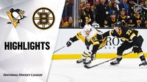 NHL Highlights | Penguins  @ Bruins 01/16/20