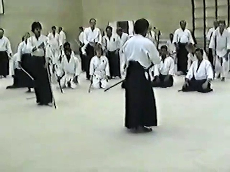 1989 UKA Summer School - T.K. Chiba Sensei Jo Basic  2