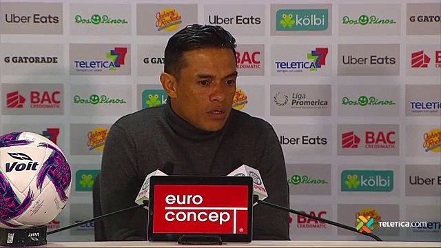 Conferencia de Prensa con Walter Centeno, DT de Saprissa._SD