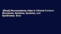 [Read] Neuroanatomy Atlas in Clinical Context: Structures, Sections, Systems, and Syndromes  Best
