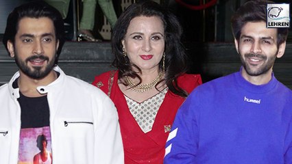 Kartik Aaryan And Others Attend Special Screening Of Jai Mummy Di