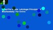 About For Books  Lehninger Principles of Biochemistry  For Online