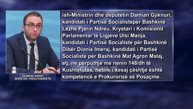 PD: SPAK te hetoje dosjen e Dibres