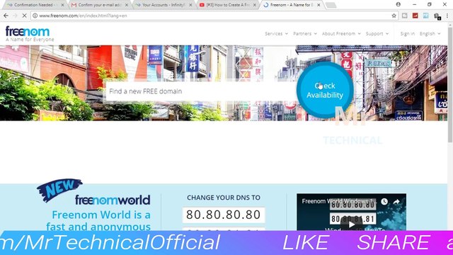 How to create a free website in hindi - get free domain name and free hosting - wordpress 2020