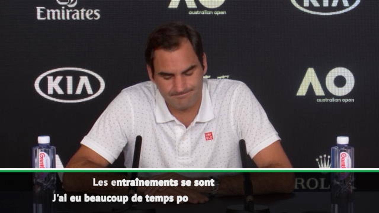 Open d'Australie - Federer : "Mes attentes sont assez faibles"