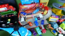 LOTS of Disney Cars 2 Toys- HUGE Cars Collection Lightning Mcqueen Tow Mater Playset Racetrack Toys