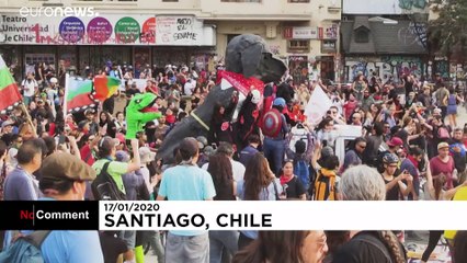 Anti-government protests continue in Chile