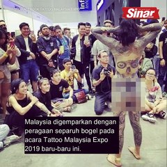 Model bertatu separuh bogel gemparkan Malaysia