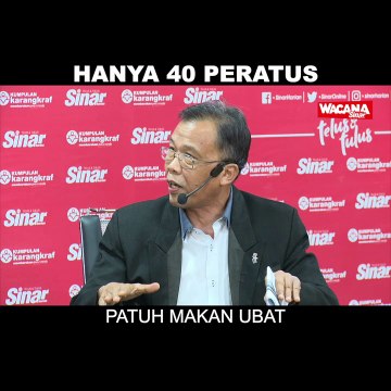 Hanya 40 peratus patuh makan ubat