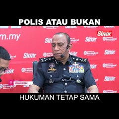 SHORTS: Polis atau bukan, hukuman tetap sama