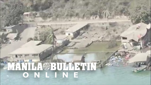 Houses covered in ash, dead fishes in fish cages, withering vegetation are just some of the observations noted by Jalad