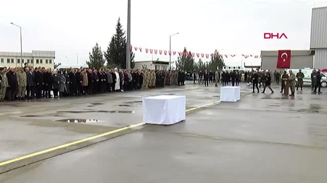 Şanlıurfa şehit binbaşı şevket tombul ve teğmen sinan bilir için tören düzenlendi