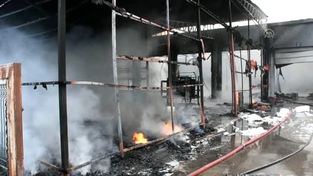 Samsun'da plastik fabrikasında çıkan yangın kontrol altına alındı
