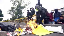 Protesters and police clash in Bogota on eve of planned mass anti-government protests