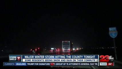 Major winter storm hitting the county