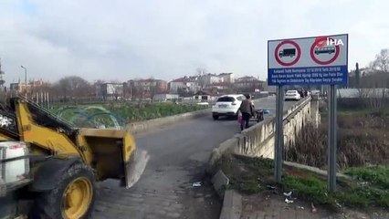 450 yıllık köprü ağır vasıta geçişine kapatıldı