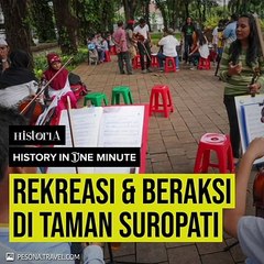 Rekreasi dan Beraksi di Taman Suropati