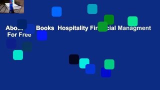 About For Books  Hospitality Financial Managment  For Free