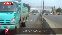 انسياب مرورى بطريق إسكندرية الزراعى
