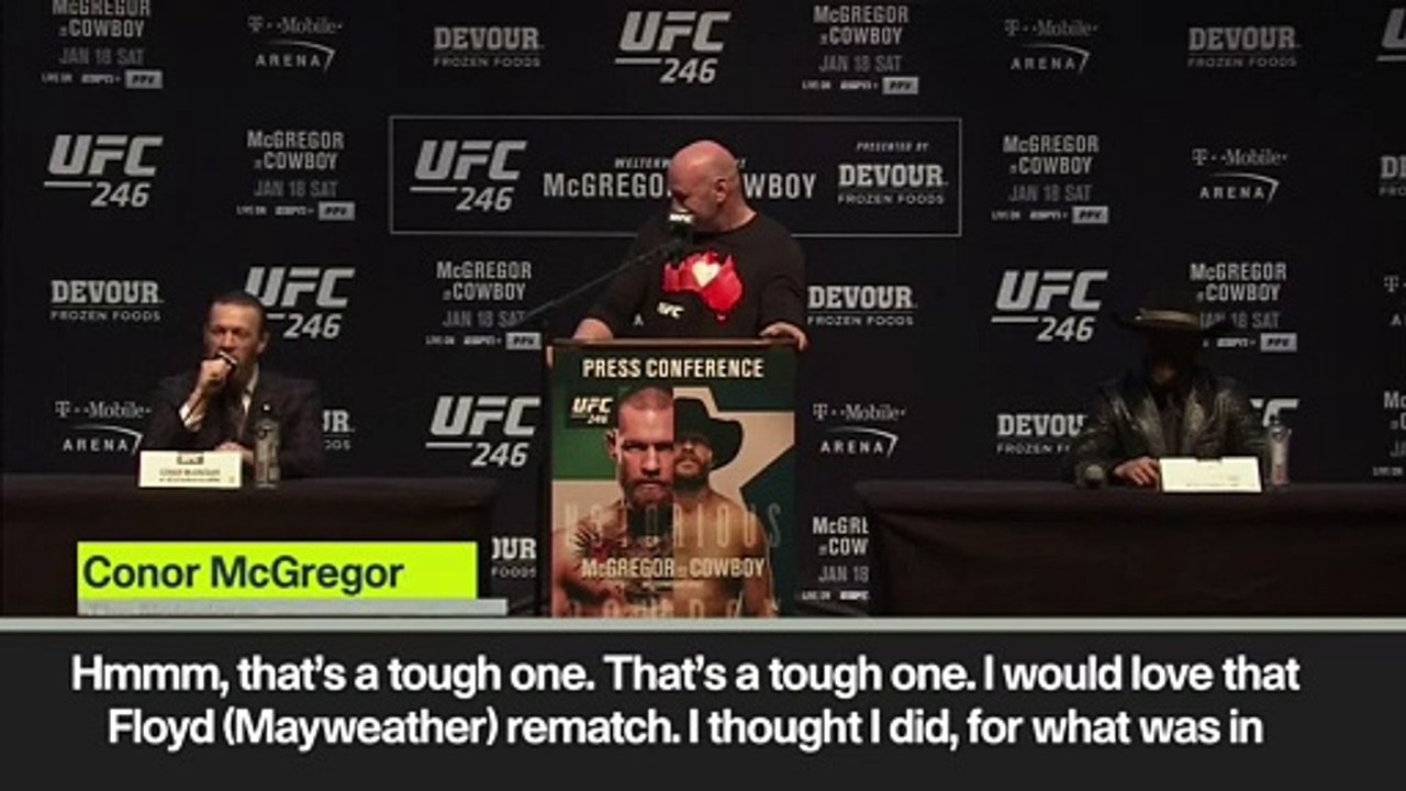 'I would love Floyd rematch' McGregor
