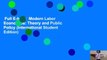 Full E-book  Modern Labor Economics: Theory and Public Policy (International Student Edition)
