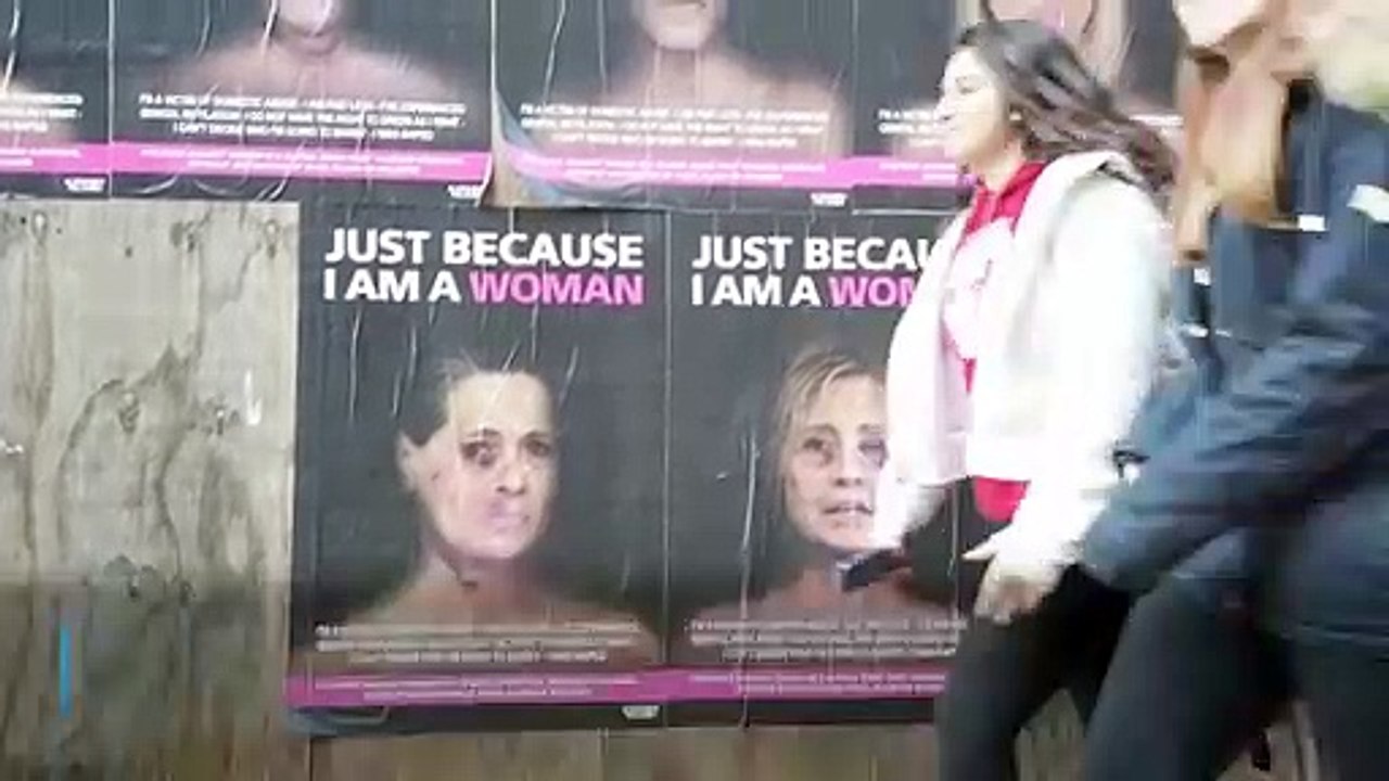 Kunst prangert Gewalt gegen Frauen an